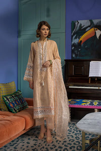 Sobia Nazir Summer Vital Embroidered Lawn Suits Unstitched 3 Piece SV24-1B-Summer Collection