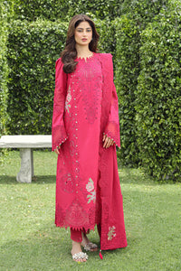 Qalamkar Chikankari Lawn Suit Unstitched 3 Piece PS-06 MALIHA - Festive Collection