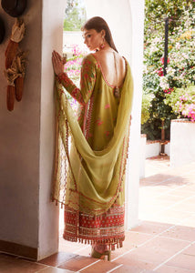Hussain Rehar Embroidered Lawn Suits Unstitched 3 Piece SORBET- Luxury Collection