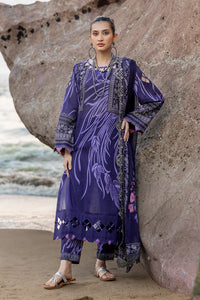 Charizma Embroidered Lawn Suits Unstitched 3 Piece|PM4-24-Summer Collection