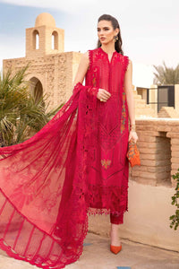 Maria B Embroidered Suits Unstitched 3 Piece D-24-4A- Luxury Lawn Collection
