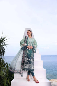 Noor by Saadia Asad Embroidered Lawn Suits Unstitched 3 Piece D2-A - Summer Collection