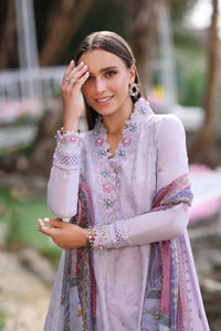 Noor by Saadia Asad Embroidered Lawn Suits Unstitched 3 Piece D3-B - Summer Collection