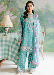 Afrozeh by The Floral Charm By Embroidered Lawn Suits Unstitched 3 Piece| AL-24-V1-02-Summer Collection