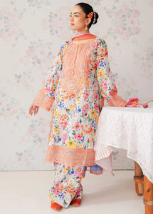 Afrozeh by The Floral Charm By Embroidered Lawn Suits Unstitched 3 Piece| AL-24-V1-06-Summer Collection