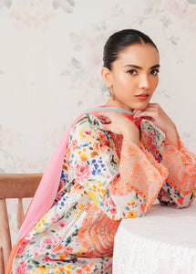 Afrozeh by The Floral Charm By Embroidered Lawn Suits Unstitched 3 Piece| AL-24-V1-06-Summer Collection