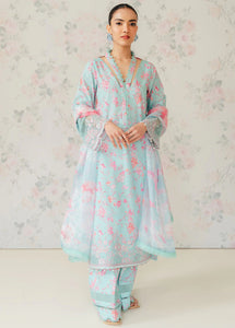 Afrozeh by The Floral Charm By Embroidered Lawn Suits Unstitched 3 Piece | AL-24-V1-07-Summer Collection