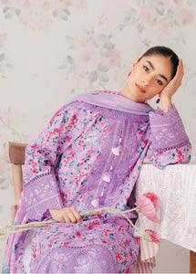 Afrozeh by The Floral Charm By Embroidered Lawn Suits Unstitched 3 Piece| AL-24-V1-09-Summer Collection