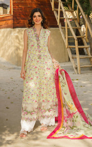 Asifa Nabeel by Meraki Embroidered Lawn Suits Unstitched 3 Piece  CHINTS-U141M0-14 | Spring Summer Collection