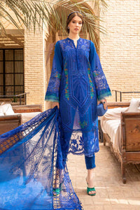 Maria B Embroidered Suits Unstitched 3 Piece D-24-4B- Luxury Lawn Collection