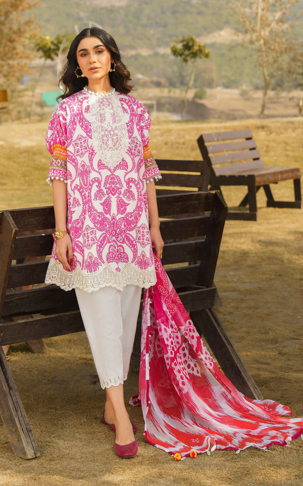 Asifa Nabeel by Meraki Embroidered Lawn Suits Unstitched 3 Piece  FIA-U141M0-13 | Spring Summer Collection