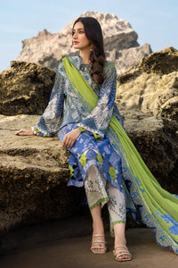Charizma Embroidered Lawn Suits Unstitched 3 Piece| PM4-22-Summer Collection