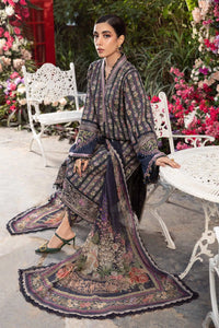 Maria.B M.Prints Unstitched Embroidered Lawn 3Pc Suit MPT-2107-B-Summer Collection