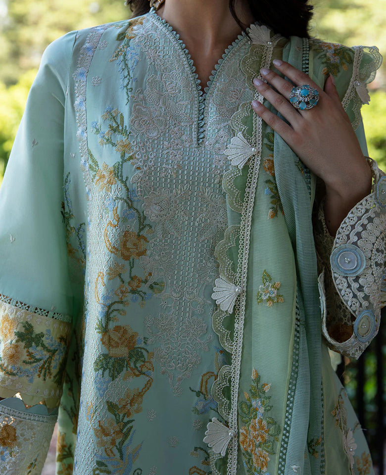 Republic by llana Embroidered Lawn Suits Unstitched 3 Piece D6-B Summer Collection