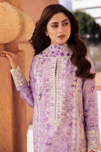Zaha Embroidered Lawn Suits Unstitched 3 Piece ZL24-10A- Summer Collection