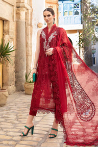 Maria B Embroidered Suits Unstitched 3 Piece D-24-1A- Luxury Lawn Collection