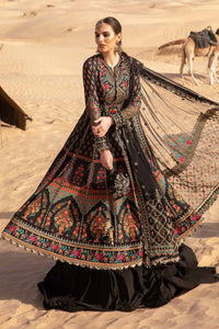 Maria B Embroidered Suits Unstitched 3 Piece D-24-13B- Luxury Lawn Collection