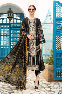 Maria B Embroidered Suits Unstitched 3 Piece D-24-15B- Luxury Lawn Collection