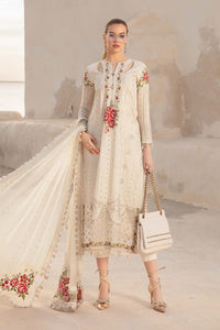 Maria B Embroidered Suits Unstitched 3 Piece D-24-12A- Luxury Lawn Collection