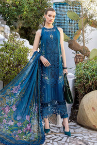Maria B Embroidered Suits Unstitched 3 Piece D-24-15A- Luxury Lawn Collection