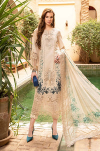 Maria B Embroidered Suits Unstitched 3 Piece D-24-14B- Luxury Lawn Collection