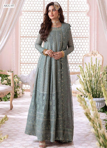 Asim Jofa Chandni Chiffon Suits Unstitched 3 Piece AJCC-07 - Luxury Collection