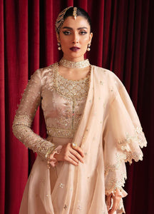 Qalamkar Heer Ranjha Embroidered Raw Silk Suits Unstitched 3 Piece HR-08 REENA Luxury Formal Wedding Collection