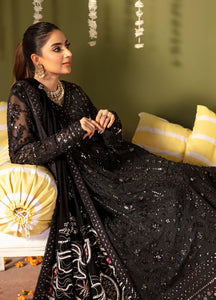 Nureh by Jhoomro Embroidered Chiffon Suits Unstitched 4 Piece NL-57 Anari - Luxury Formal Wedding Collection 2023