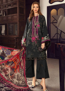 Maria B M Prints  Embroidered Cambric Suits Unstitched 3 Piece 2B - Winter Collection