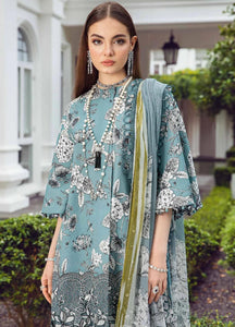 Maria B M Prints  Embroidered Cambric Suits Unstitched 3 Piece 8B - Winter Collection