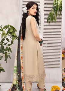 Mehru By Mahnur Embroidered Linen Suits Unstitched 3 Piece D-04 - Winter Collection