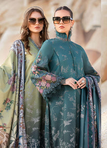 Maria B MPrints  Embroidered Linen Suits Unstitched 3 Piece MPT-2007-B - Winter Collection