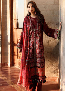 Republic Womenswear Noemei Embroidered Karandi Suits Unstitched 3 Piece NWU23 D7-B - Luxury Winter Collection