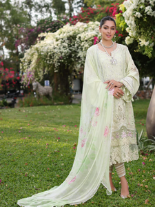 Noor By Saadia Asad Embroidered Lawn Suit Unstitched 3 Piece D-11B- Luxury Summer Collection