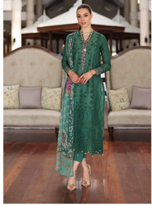 Noor By Saadia Asad Embroidered Lawn Suit Unstitched 3 Piece D-4A- Luxury Summer Collection