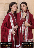 Noor By Saadia Asad Embroidered Linen Suits Unstitched 3 Piece D7 - Winter Collection
