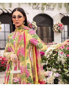 Maria.B M.Prints Unstitched Embroidered Lawn 3Pc Suit  MPT-2103-A-Summer Collection