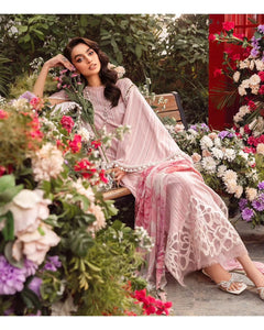 Maria.B M.Prints Unstitched Embroidered Lawn 3Pc Suit MPT-2109-B-Summer Collection