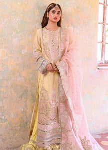 Qalamkar Sahiba  Embroidered Suits Unstitched 3 Piece SF-02 MANHA Wedding Collection