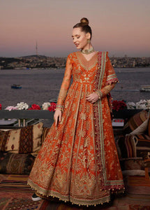 Gisele Shagun Imroz Embroidered Chiffon Suits Unstitched 3 Piece Atesh- Wedding Collection