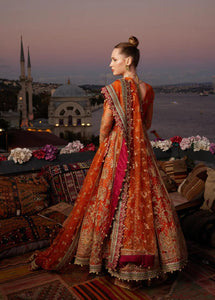 Gisele Shagun Imroz Embroidered Chiffon Suits Unstitched 3 Piece Atesh- Wedding Collection