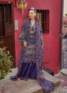 Gisele Shagun Imroz Embroidered Chiffon Suits Unstitched 3 Piece Sadaf - Wedding Collection