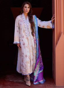 Farah Talib by Suay Embroidered Lawn Suits Unstitched 3 Piece FTA-05-24 - Luxury Collection