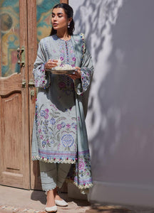 Zaha By Khadijah Shah Embroidered Suits Unstitched 3 Piece ZW23-04 DERYA- Winter Collection