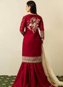 Zara Shahjahan Embroidered Suits Unstitched 3 Piece ZEL23-D1