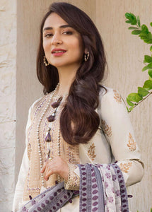 Rania by Asim Jofa Embroidered Lawn Suits Unstitched 2 Piece AJRP-05 - Mishi'sCollection