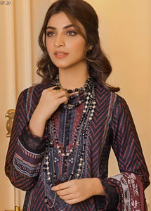 Rania by Asim Jofa Printed Lawn Suits Unstitched 3 Piece  AJRP-20 - Mishi'sCollection