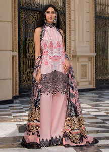 Reign Embroidered Lawn Suits Unstitched 3 Piece ROSE