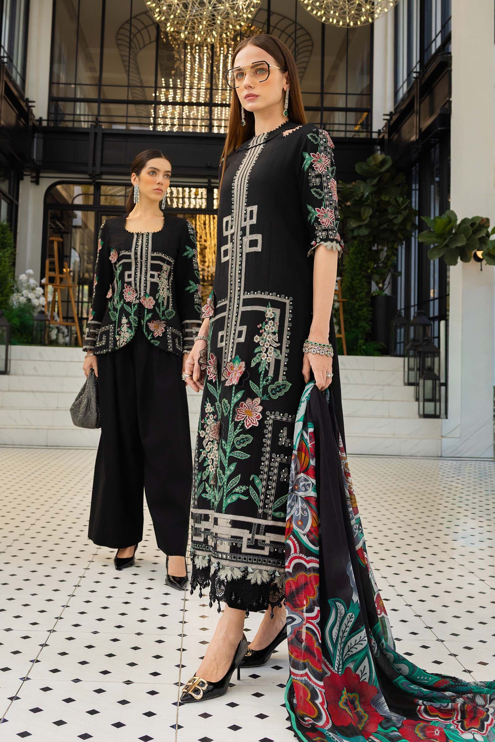 3 Piece Unstitched Embroidered Jacquard Lawn Suit