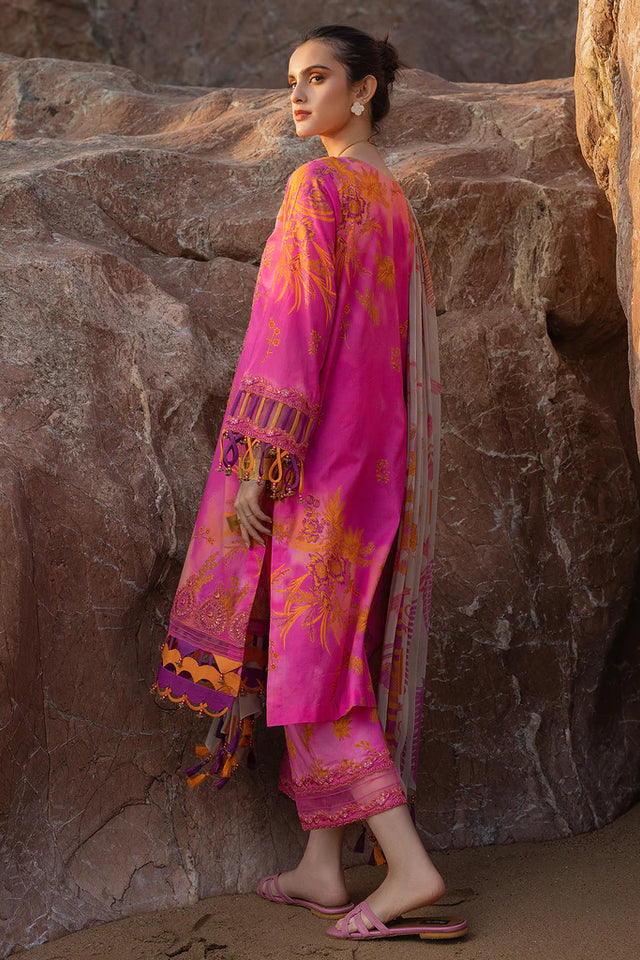 Charizma  by Sunshine Embroidered Lawn Suit Unstitched 3 Piece|SN4-02-Summer Collection